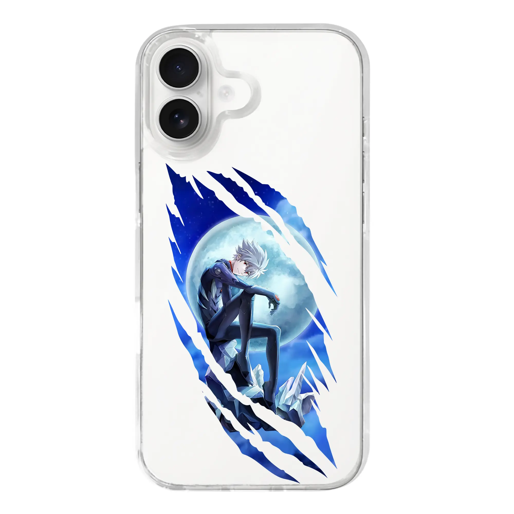 エヴァンゲリオン グッズ,渚カヲル - iPhone 17シリーズ 透明スマホケース – 薄型・耐衝撃・精密フィット保護カバー